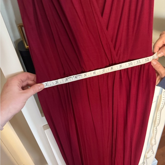 ASOS Deep Red Maxi Dress - Picture 3 of 7